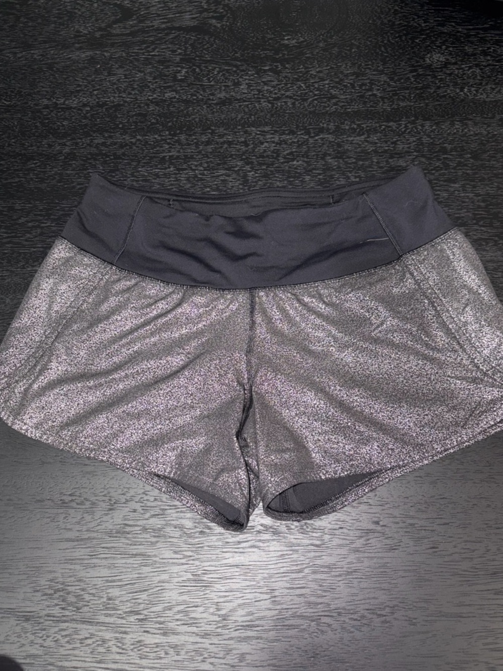 Black Shimmer Women's lululemon Athletic Shorts